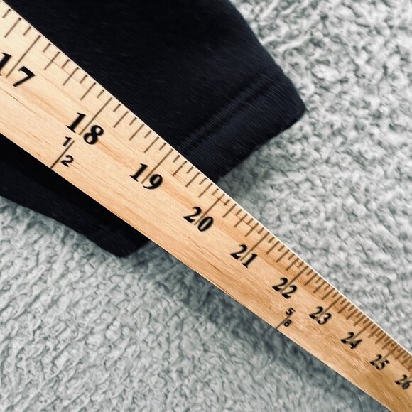 Columbia Womens Black Open Front Fleece Jacket Cardigan Cozy Lounge Travel Layer - Picture 9 of 9